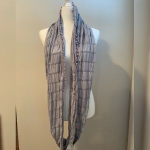 JCrew Pom Pom infinity scarf. Great condition!